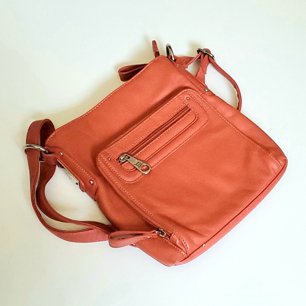 STONE & MOUNTAIN | Orange and Lime Crossbody Bag